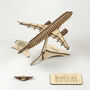 Airbus A320 Neo Model Plane Personalised Wooden Kit, thumbnail 5 of 10