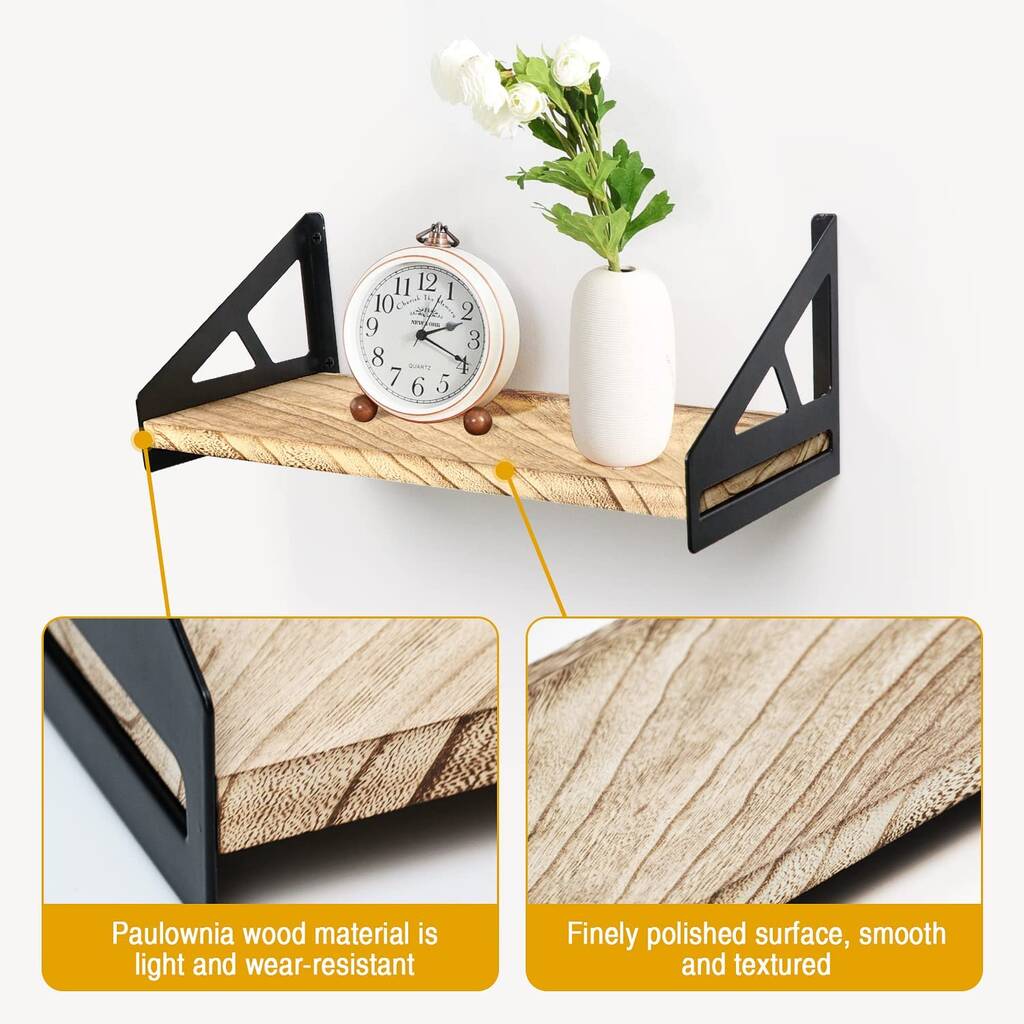 Wood Wall Storage Floating Shelves By Momentum