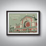 Alexandra Palace London Travel Poster Art Print, thumbnail 1 of 6