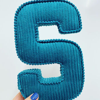 Corduroy Fabric Personalised Initial Letter, 5 of 12