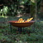 Oxidised Firepit With Black Legs, thumbnail 3 of 4