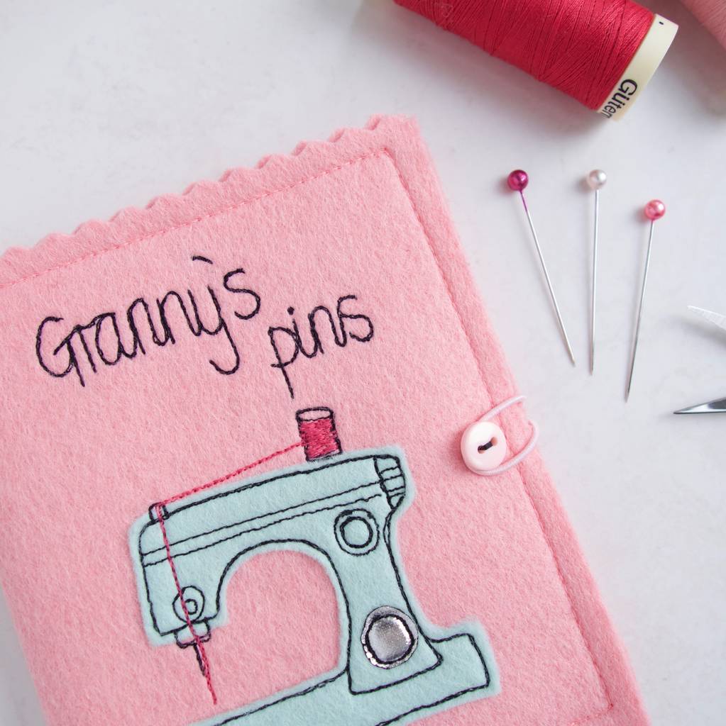 Personalised Sewing Machine Needle Case By rosiebull designs