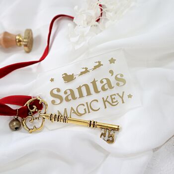 Santa's Magic Key Father Christmas Eve Gold Key, 7 of 7