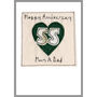 Personalised 55th Emerald Wedding Anniversary Card, thumbnail 7 of 9