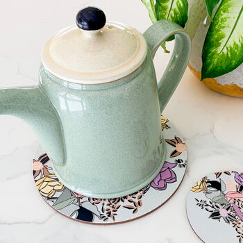 Tranquillity Teapot Stand And Coaster Set, 4 of 8