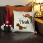 Personalised Floral Reserved For Cushion Cover, thumbnail 3 of 5
