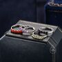 Sterling Silver Natural Black Onyx Half Infinity Ring, thumbnail 5 of 12