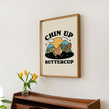 'Chin Up Buttercup' Print, 4 of 7