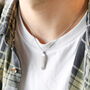 Men's Personalised Stainless Steel Tag Pendant Necklace, thumbnail 7 of 11