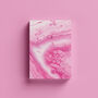 Personalised Custom Name Marble Pink A5 Notebook, thumbnail 2 of 5
