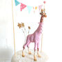 Personalised Party Animal Giraffe Cake Toppers, thumbnail 1 of 2