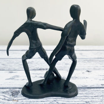 Pair Of Footballers Sculpture, 2 of 4