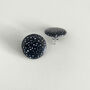Polka Concrete Studs In Black And White, thumbnail 1 of 2