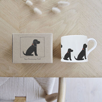 Black Cocker Spaniel Mug, 3 of 12