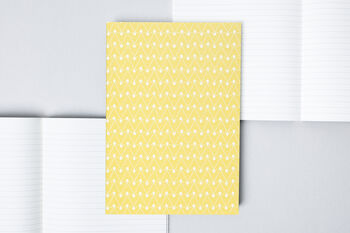 A5 Layflat Notebook – Dash Print In Leaf Green, 2 of 3