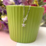 Sterling Silver Mini Starfish Anklet, thumbnail 10 of 12