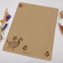 A4 Kraft Letter Writing Paper With Duck And Chicks, thumbnail 3 of 4