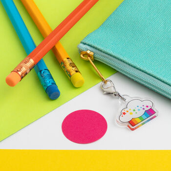 Rainbow Cloud Charm Keyring, 3 of 5