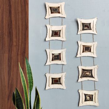 Long Narrow Tiles Decor Geometric Wall Art, 2 of 6