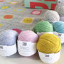 Luxury Granny Square Crochet Blanket Kit, thumbnail 6 of 8