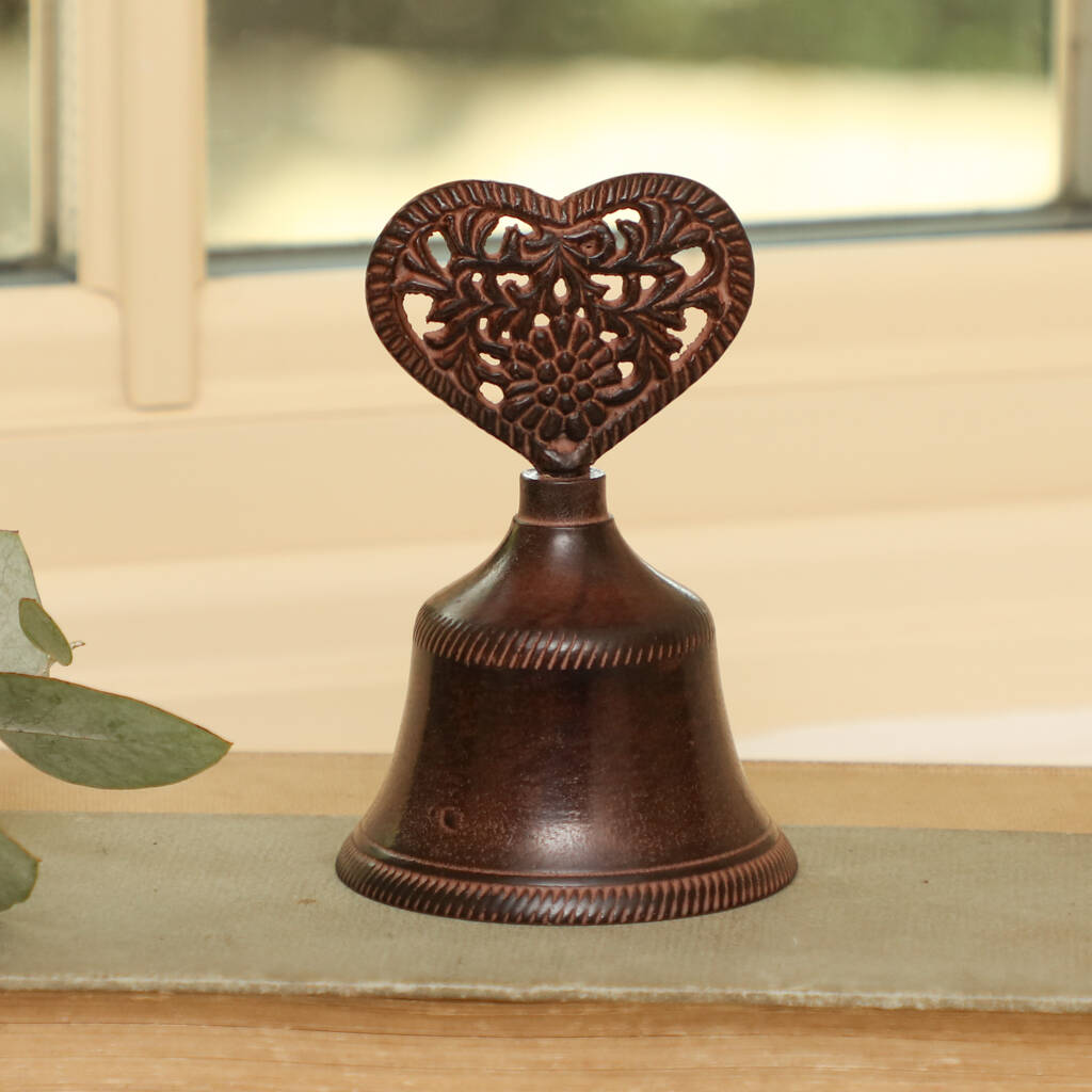 Traditional Iron Heart Bell Gift, 1 of 5