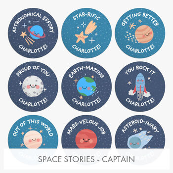 Personalised Reward Stickers 54 Stickers, 4 of 12