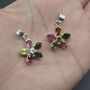 Tourmaline Silver Pendant Necklace: October Birthstone, thumbnail 1 of 9