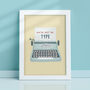You're Just My Type Framed Print, thumbnail 4 of 7