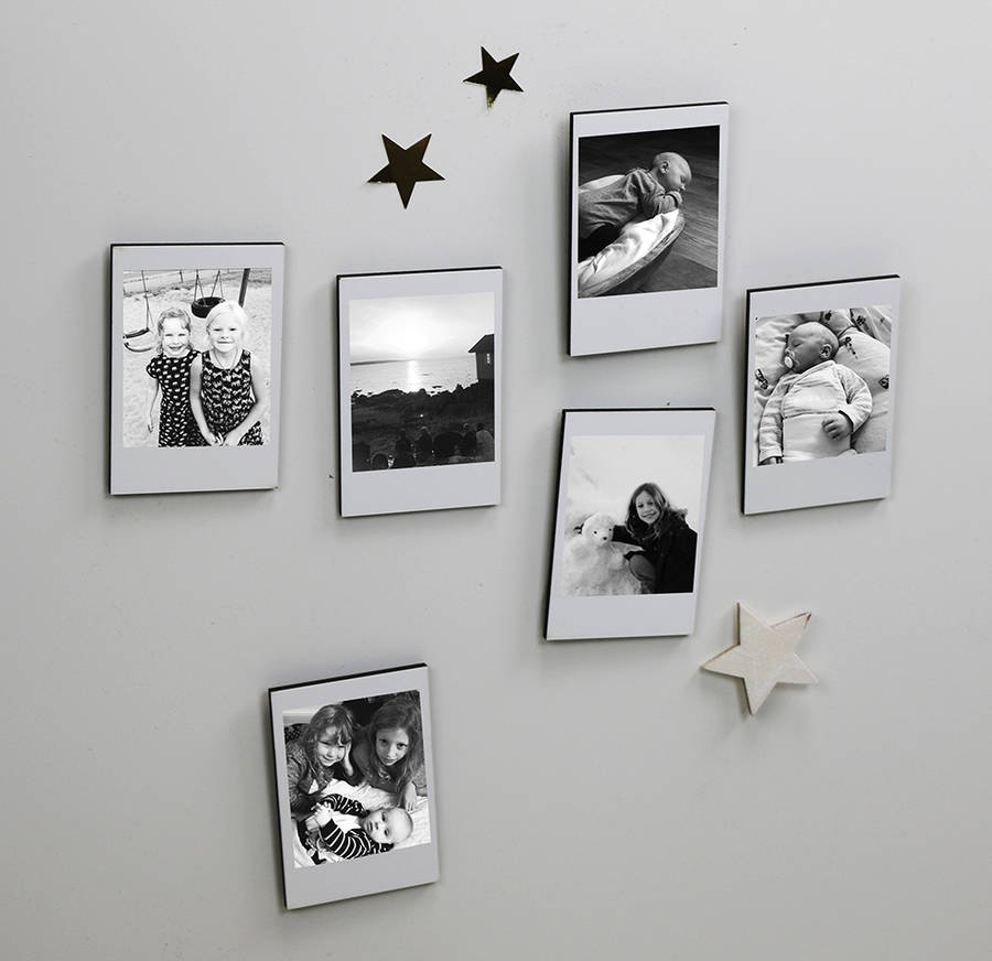 set of three polaroid style fridge by minna's room