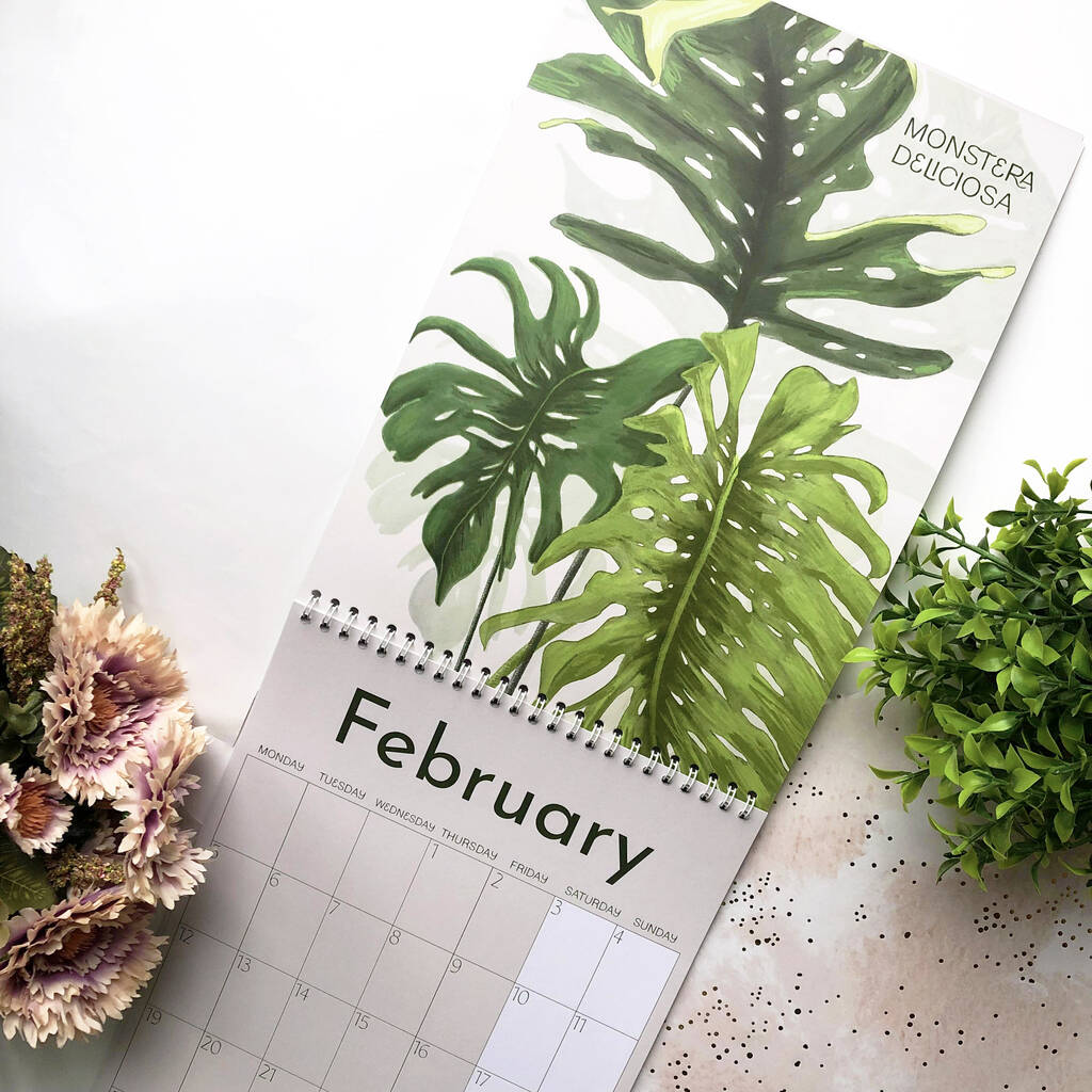 Houseplant 2024 Wall Calendar By Majukooo   Original Houseplant 2024 Wall Calendar 