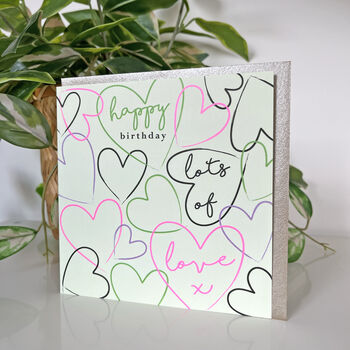 Happy Hearts Birthday Card, 2 of 2