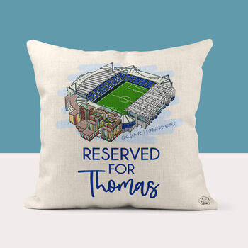 Personalised Chelsea Fc Cushion, 2 of 2