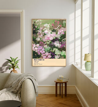 Japanese Magical Flower Art Print, 2 of 3