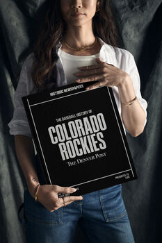 Colorado Rockies Personalised Gift Baseball Newspaper History Book, 8 of 12