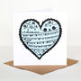 Personalised New Baby Heart Card, thumbnail 3 of 4