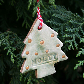 Set Of Personalised Christmas Tree Decorations, 4 of 10
