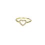 Heart Rings Cz, Rose Or Yellow Gold Vermeil 925 Silver, thumbnail 2 of 10