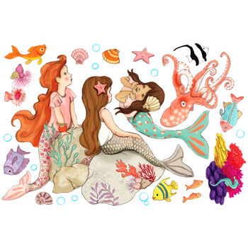 Mermaids Wall Stickers, 2 of 2