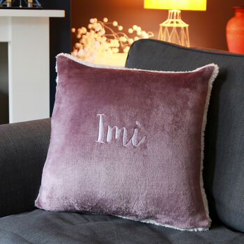 Personalised Sherpa Style Cushion, 11 of 11