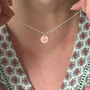 Personalised Silver And 9ct Solid Gold Heart Necklace, thumbnail 4 of 12