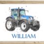 Personalised Holland Tractor Print, thumbnail 1 of 3