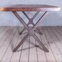 Menai Walnut Live Edge Dining Table With Spider Legs, thumbnail 5 of 5