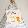 Personalised New Baby Embroidered Wall Hanging, thumbnail 9 of 10
