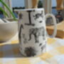 Cream Jug In Black Safari Design, thumbnail 1 of 8
