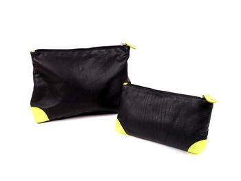 Matching Leather Wash Bag And Make Up Bag, 7 of 8