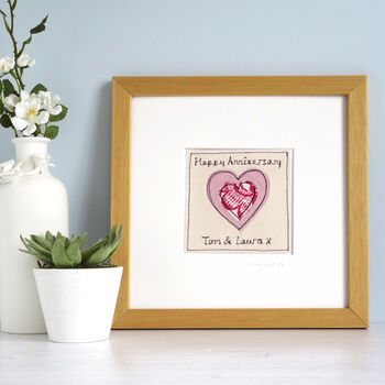 Personalised Valentines Or 40th Ruby Anniversary Gift, 3 of 12