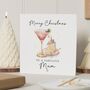 Personalised Mum Christmas Card With Festive Cocktail, thumbnail 1 of 7