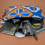 Large African Print Zip Pouch | Bolande Print, thumbnail 2 of 7