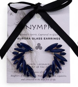 Vintage Glass Angel Wing Earrings, 7 of 12