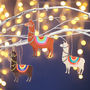 Personalised Llama Christmas Tree Decoration, thumbnail 1 of 3